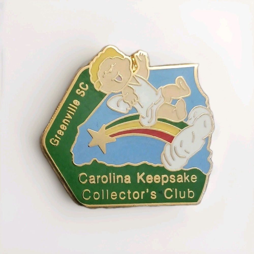 Greenville SC Carolina Keepsake Collector's Club Enamel Lapel Pin Pinback